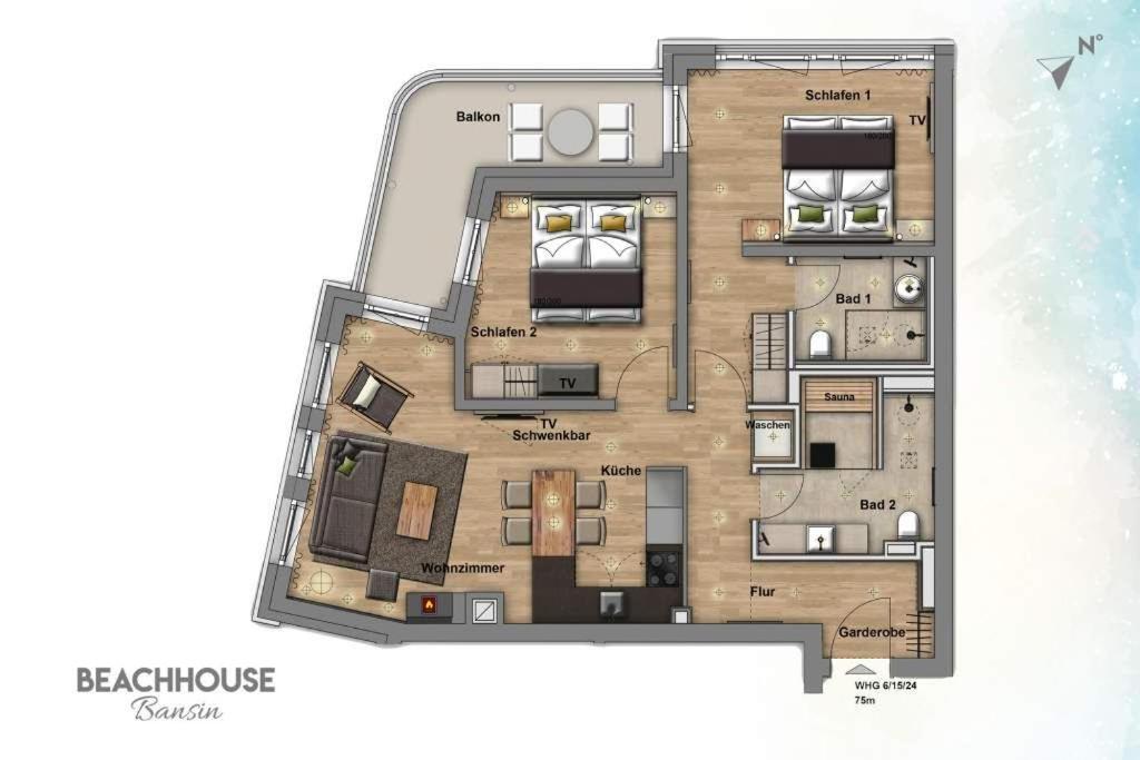 Beachhouse Bansin App 06 Heringsdorf  Esterno foto